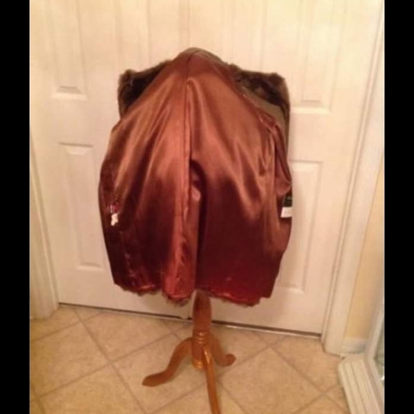 NEW TISSAVEL-BETTY ROSE HIGH END QUALITY LUX FAUX FUR STROLLER COAT SIZE 14 - Picture 16 of 17